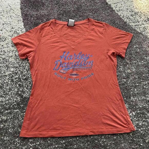 Harley-Davidson “Built With Pride” Black Widow Tee - Picture 1 of 6